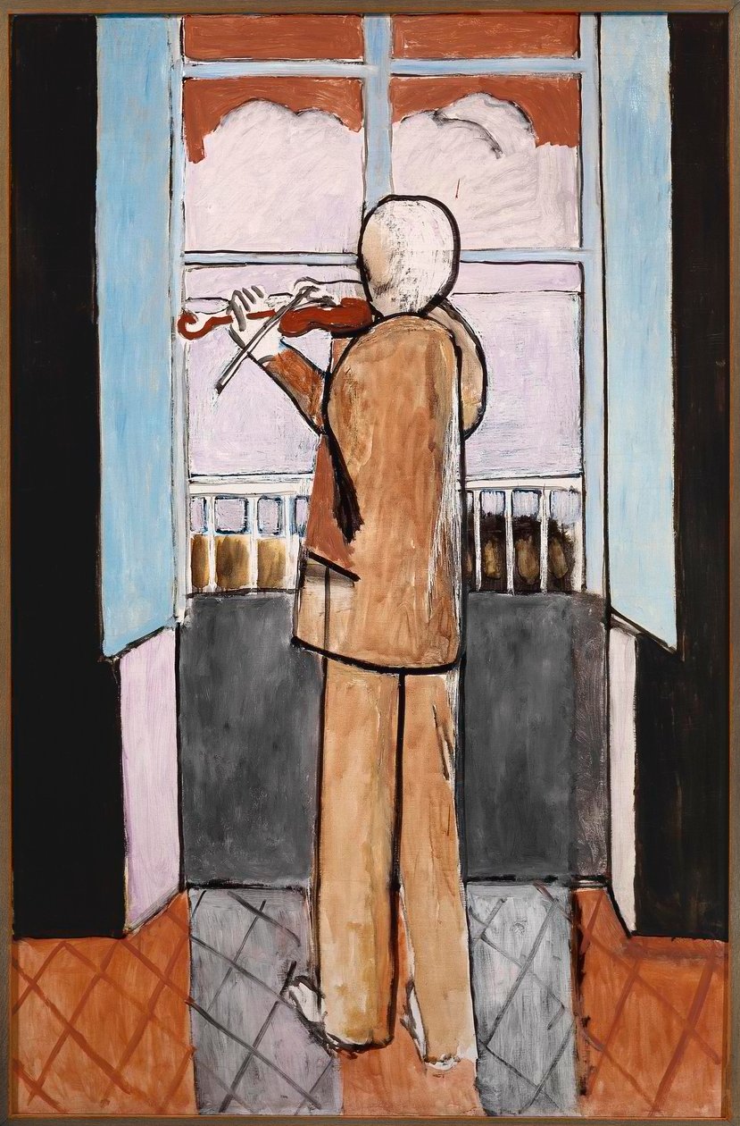 Violinisten vid fönstret av Henri Matisse