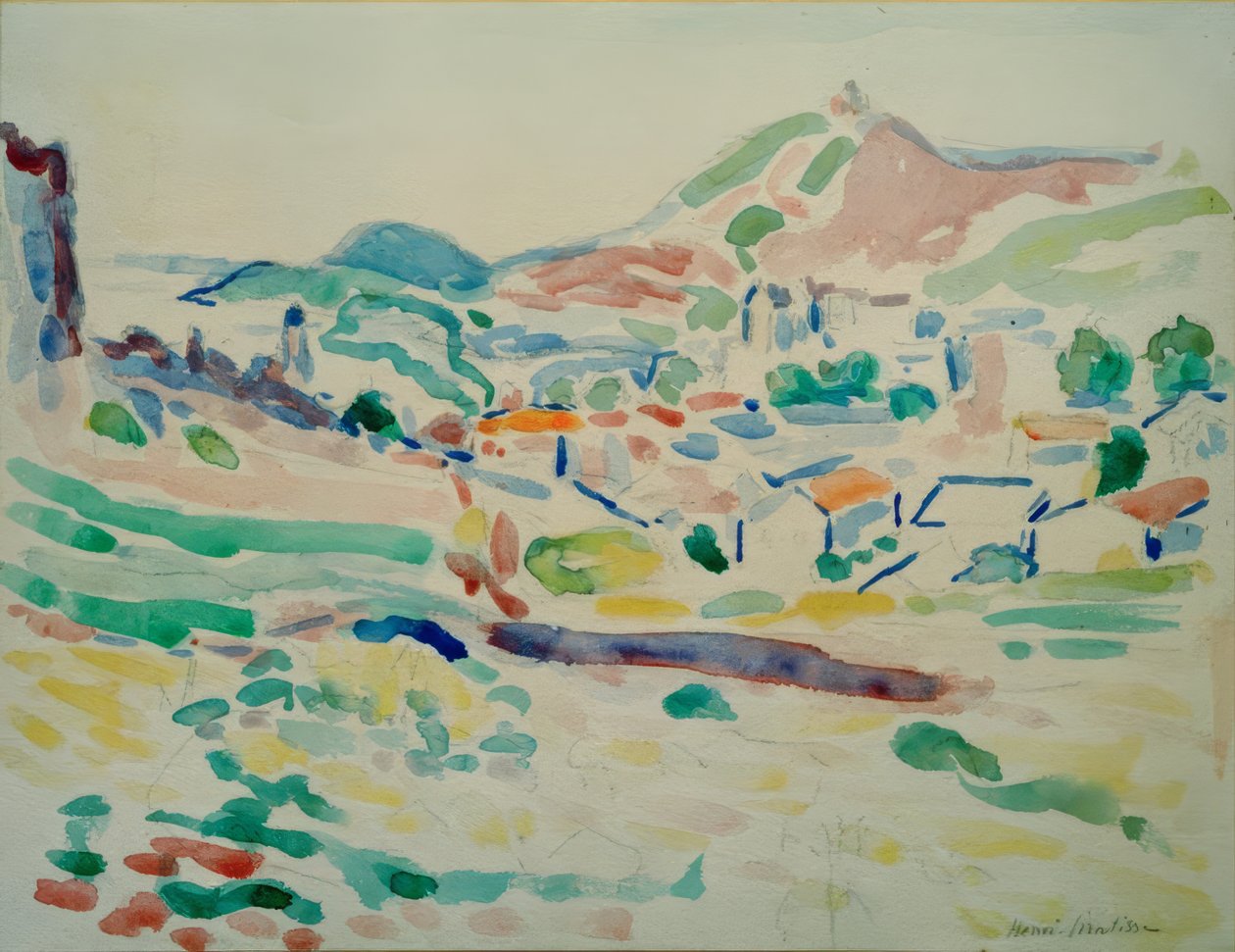 Utsikt över Collioure (By) av Henri Matisse