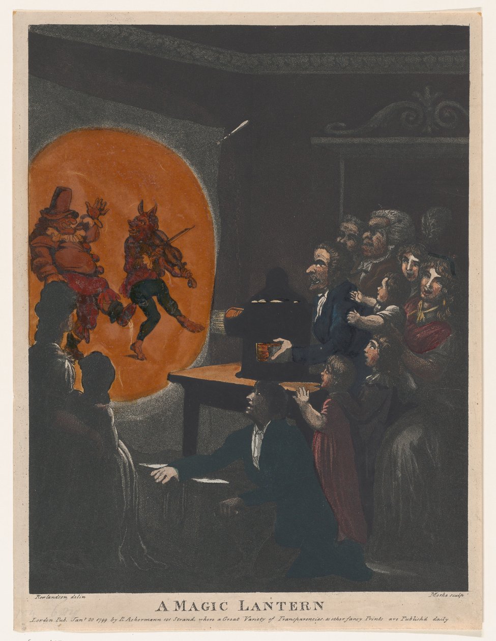 En magisk lykta, 30 januari 1799. av Henri Merke