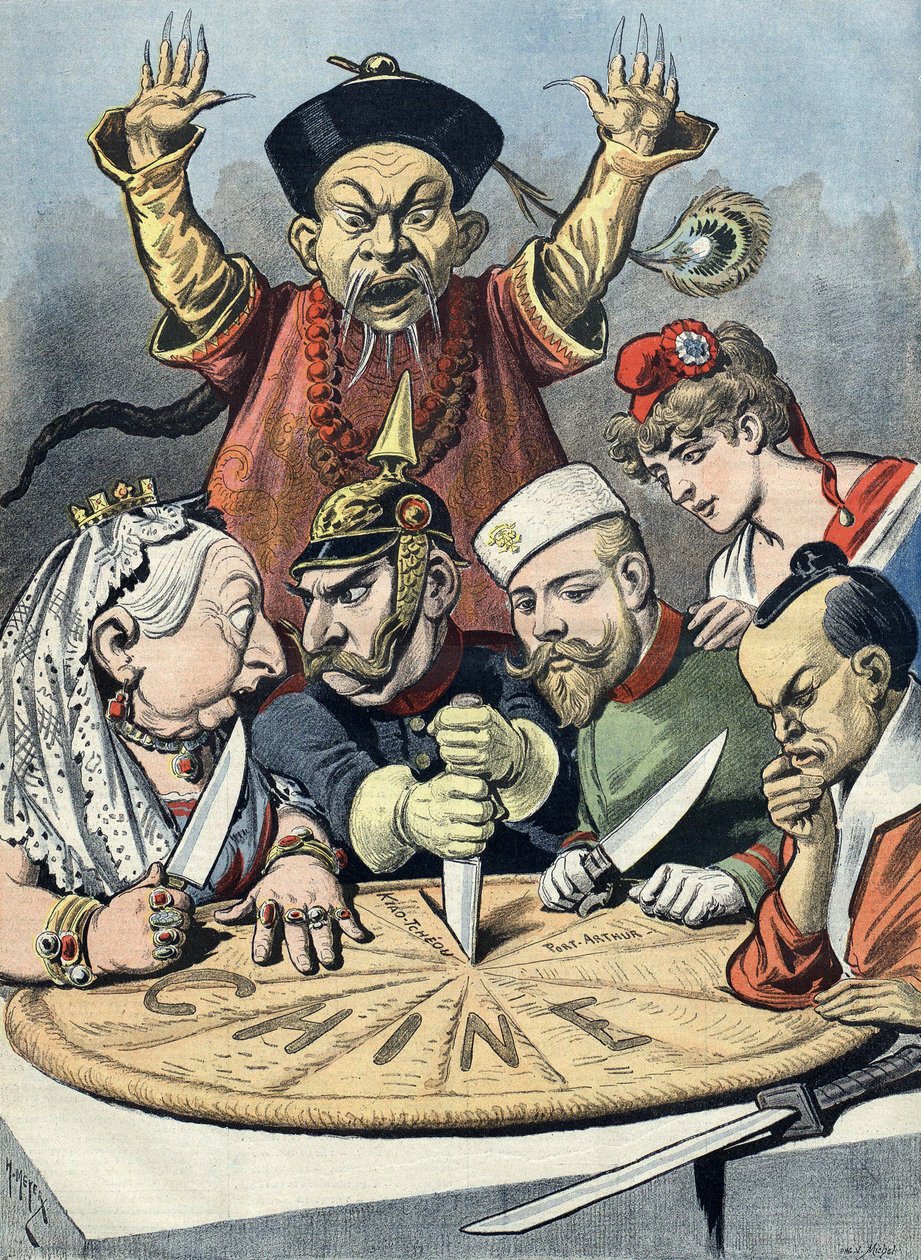 Tecknad kinesisk imperialism av Henri Meyer