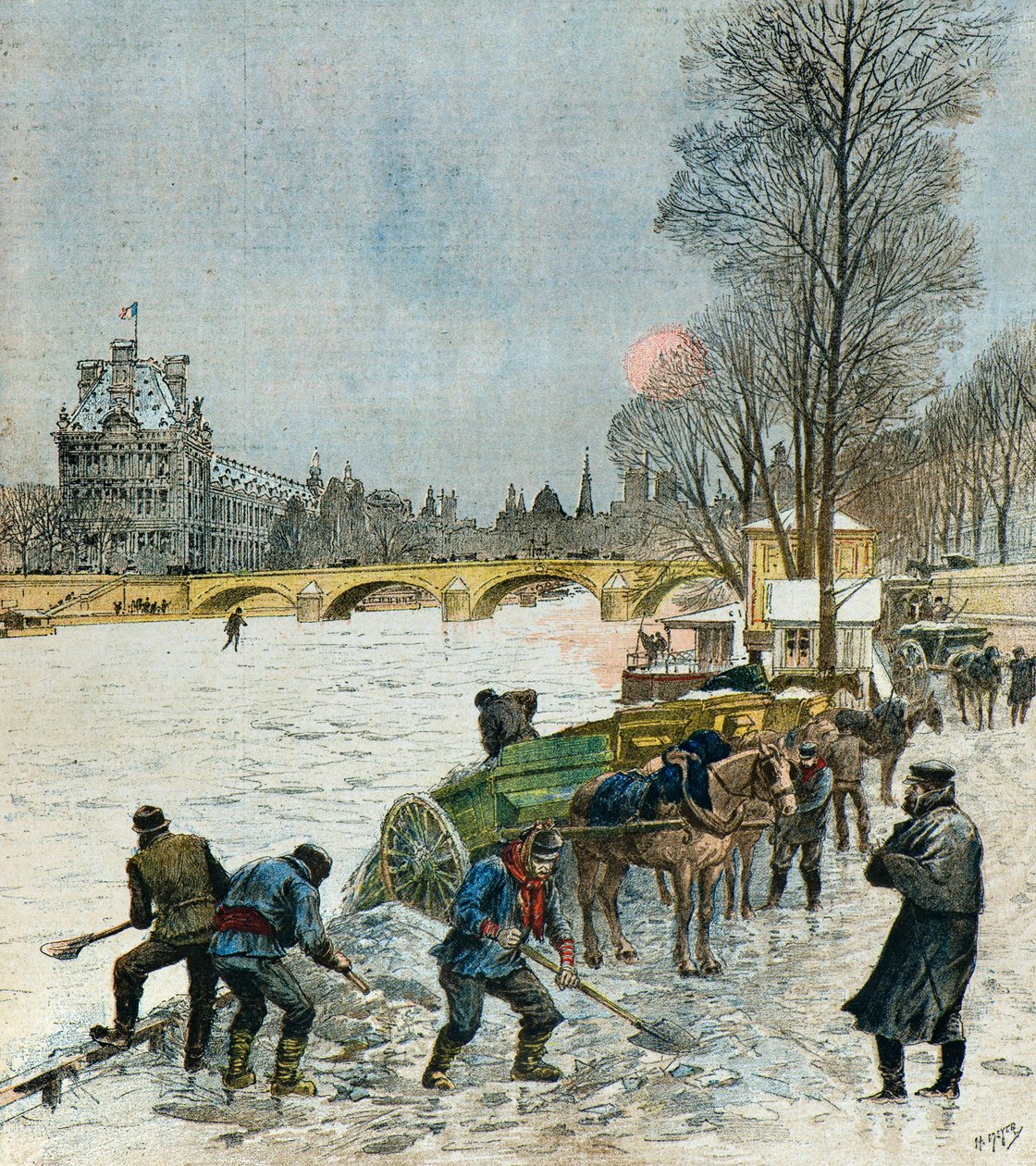 Kall våg över Paris av Henri Meyer