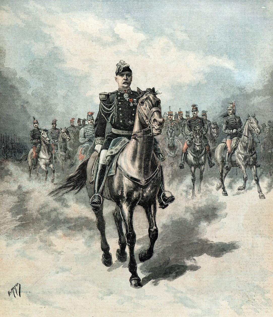 General de Frances entré till Lille av Henri Meyer
