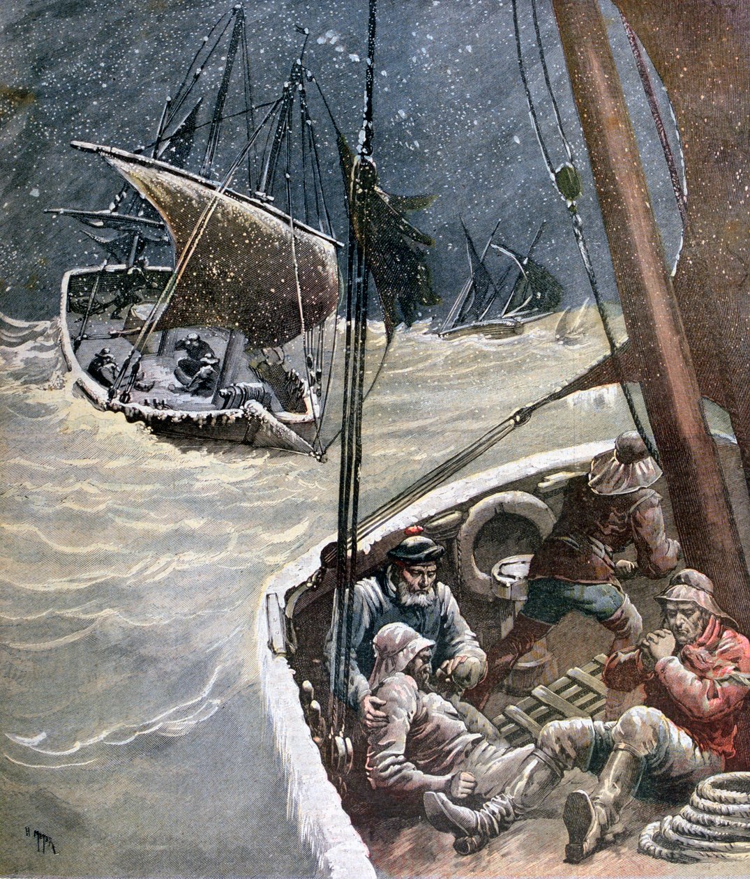 Newfoundlandsfiskare, 1892 av Henri Meyer