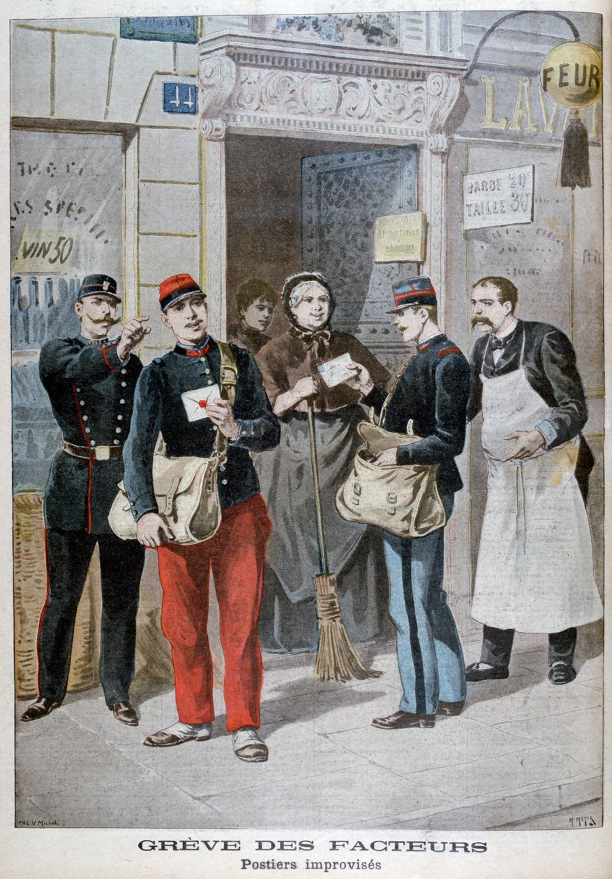 Postanställda improviserar, 1899. av Henri Meyer