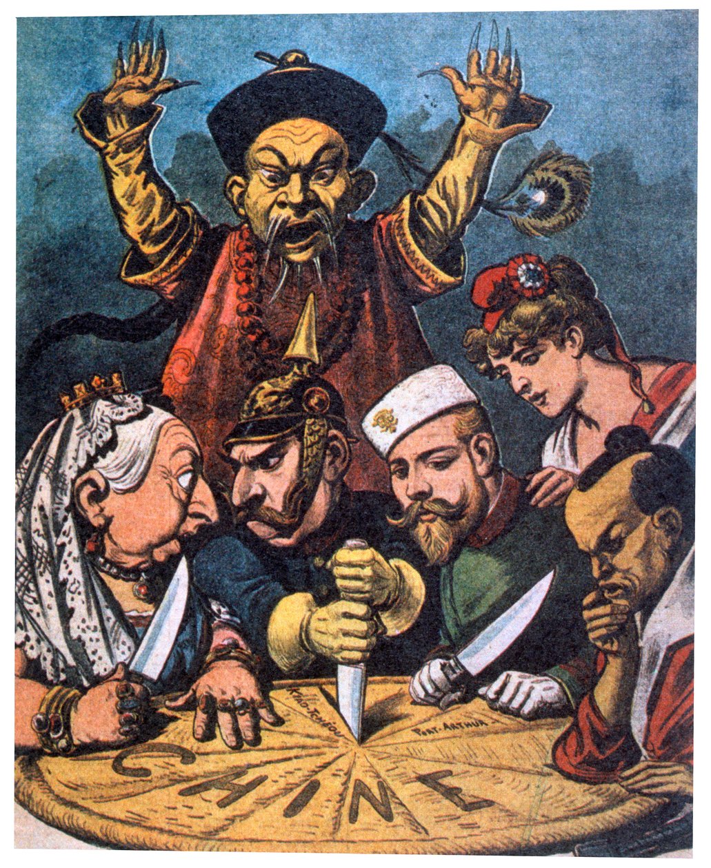 Den kinesiska kakan, 1898 av Henri Meyer