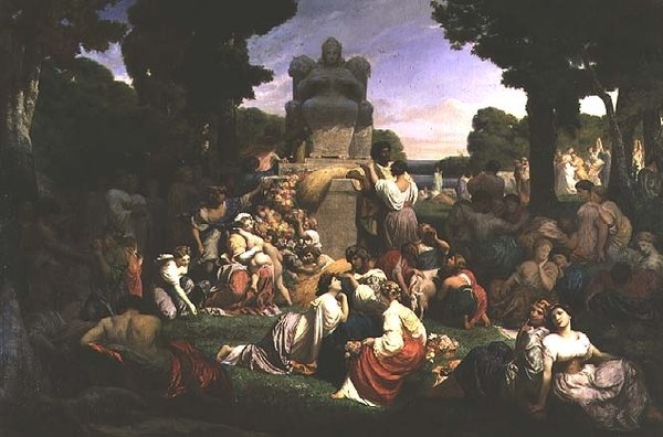 Homage to Nature, 1850 av Henri Pierre Picou