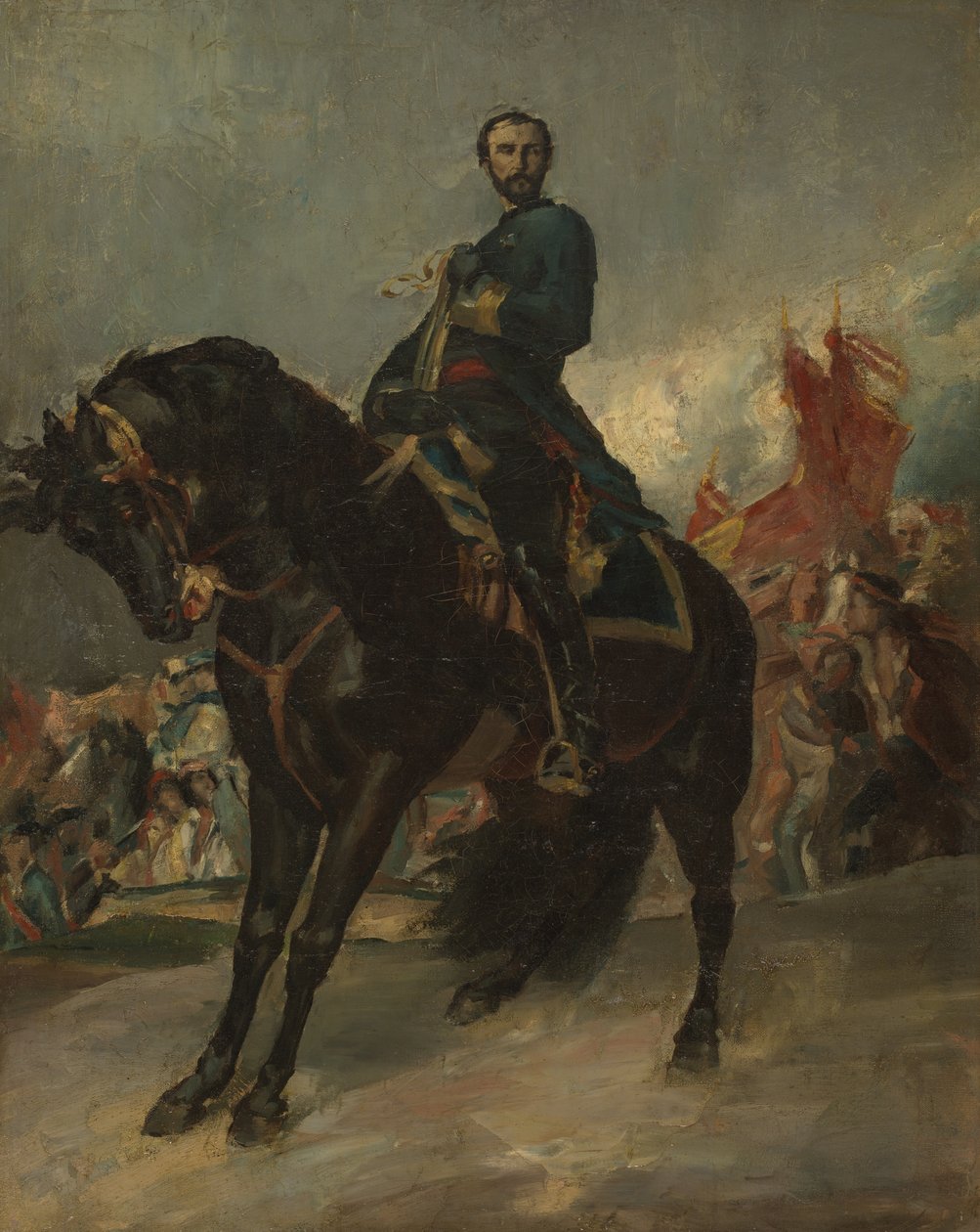 General Juan Prim (1814-1870) av Henri Regnault
