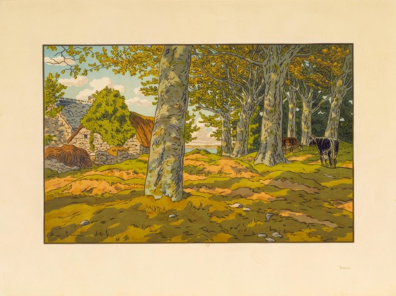 Bokskogen i Kerzadern av Henri Rivière
