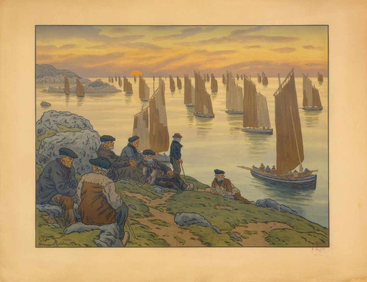 Gammal av Henri Rivière