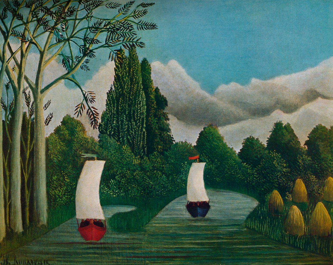 Banks of the Oise, 1905 av Henri Rousseau
