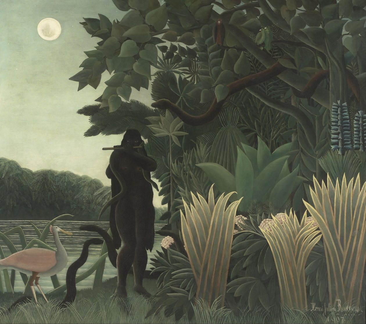 Snake Charmer, 1907 av Henri Rousseau