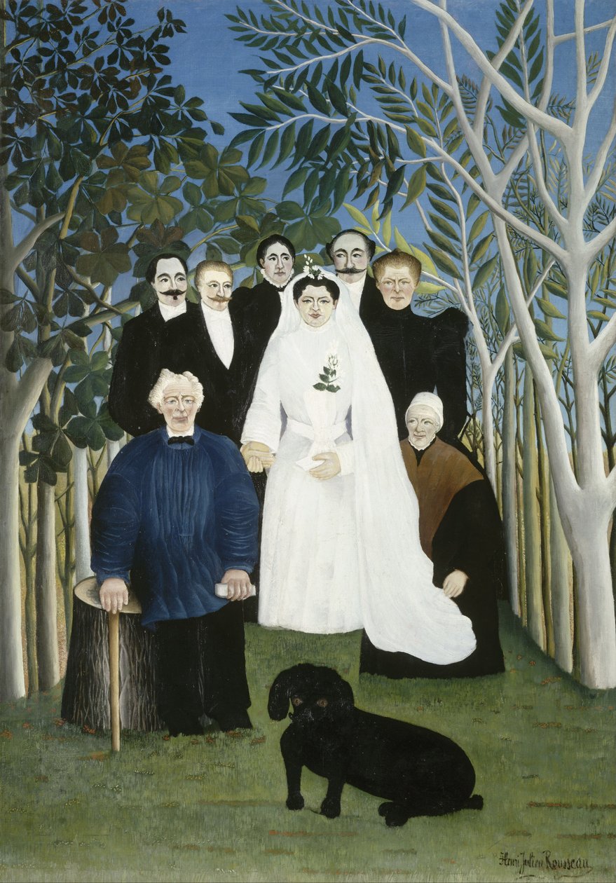Bröllopsfesten av Henri Rousseau