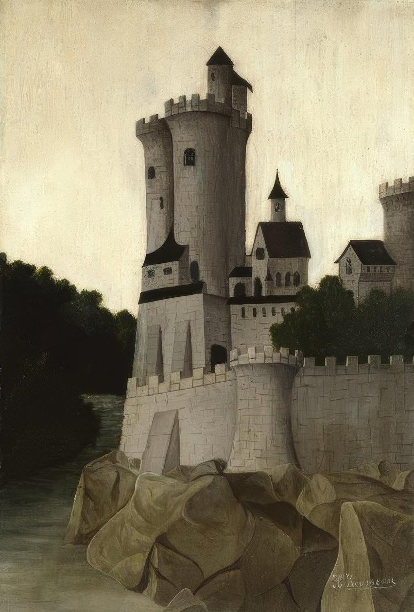 Ett citadell av Henri Rousseau