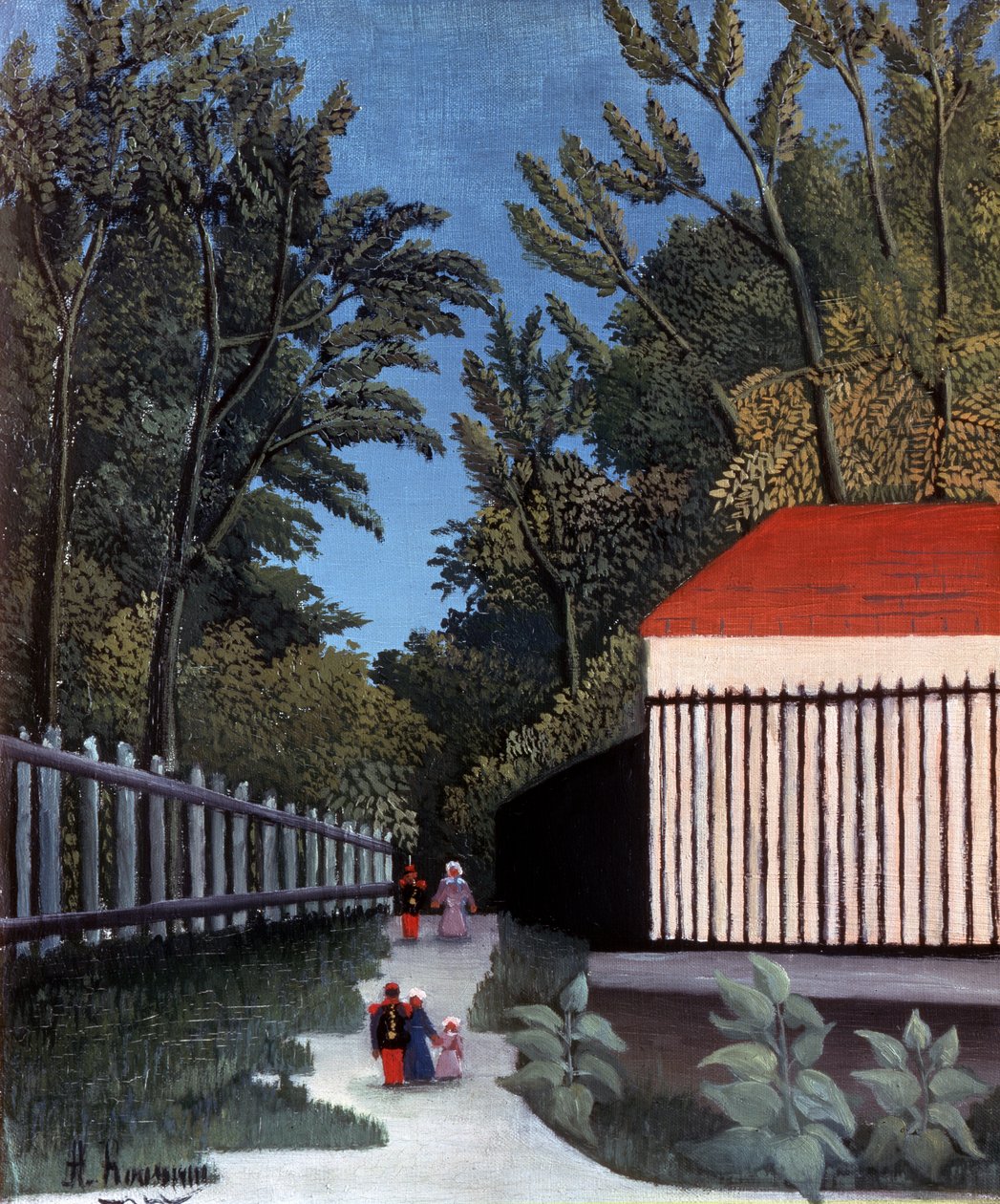 Utsikt över Montsouris-parken, 1910 av Henri Rousseau