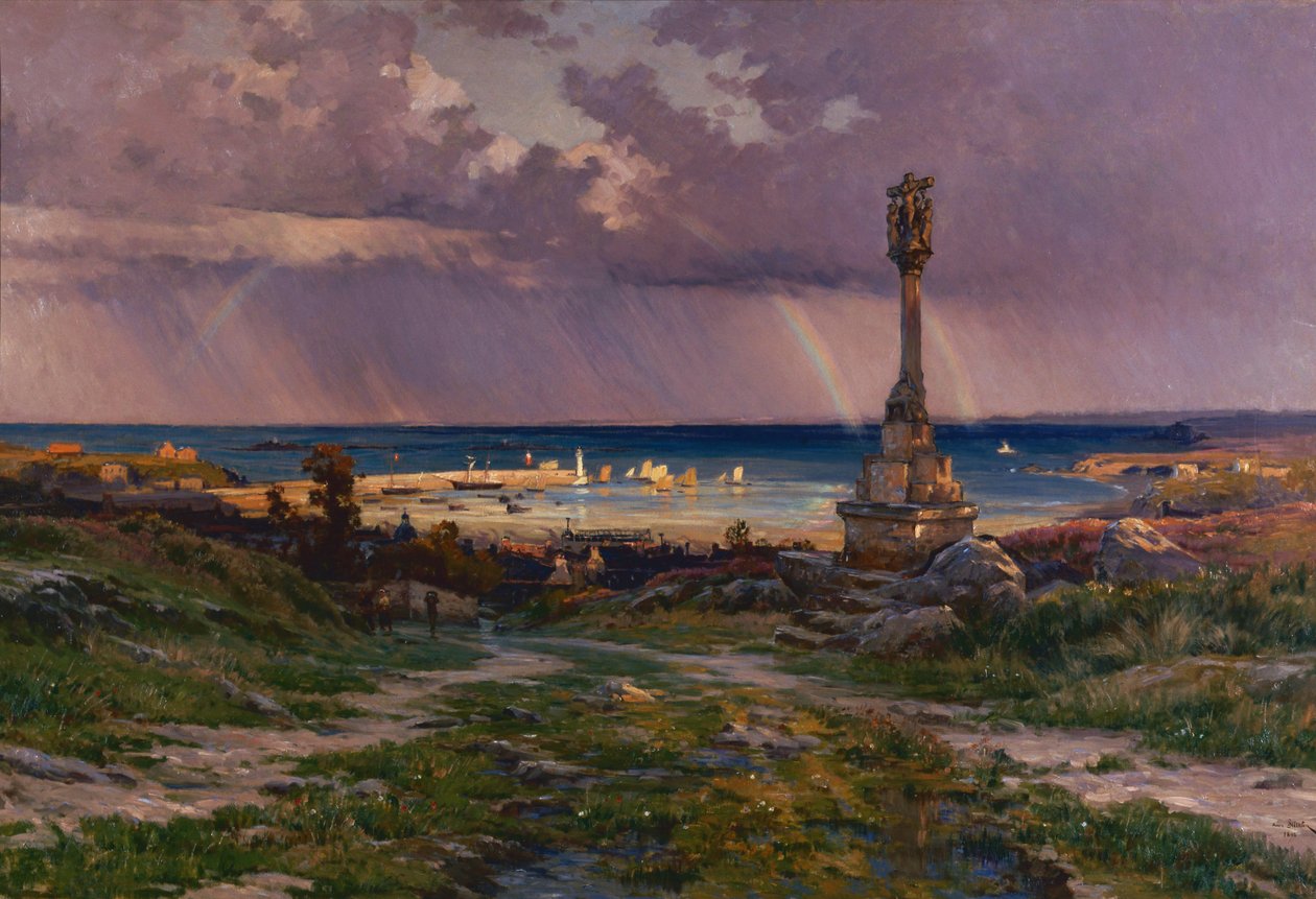 Efter stormen i Portrieux av Henri Saintin