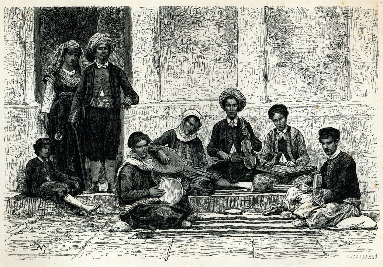 En judisk konsert: Tlemcen av Henri Theophile Hildibrand