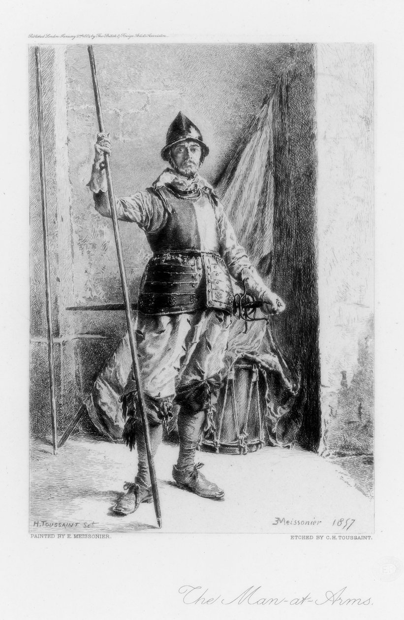 The Man at Arms, c1880-1882. av Henri Toussaint