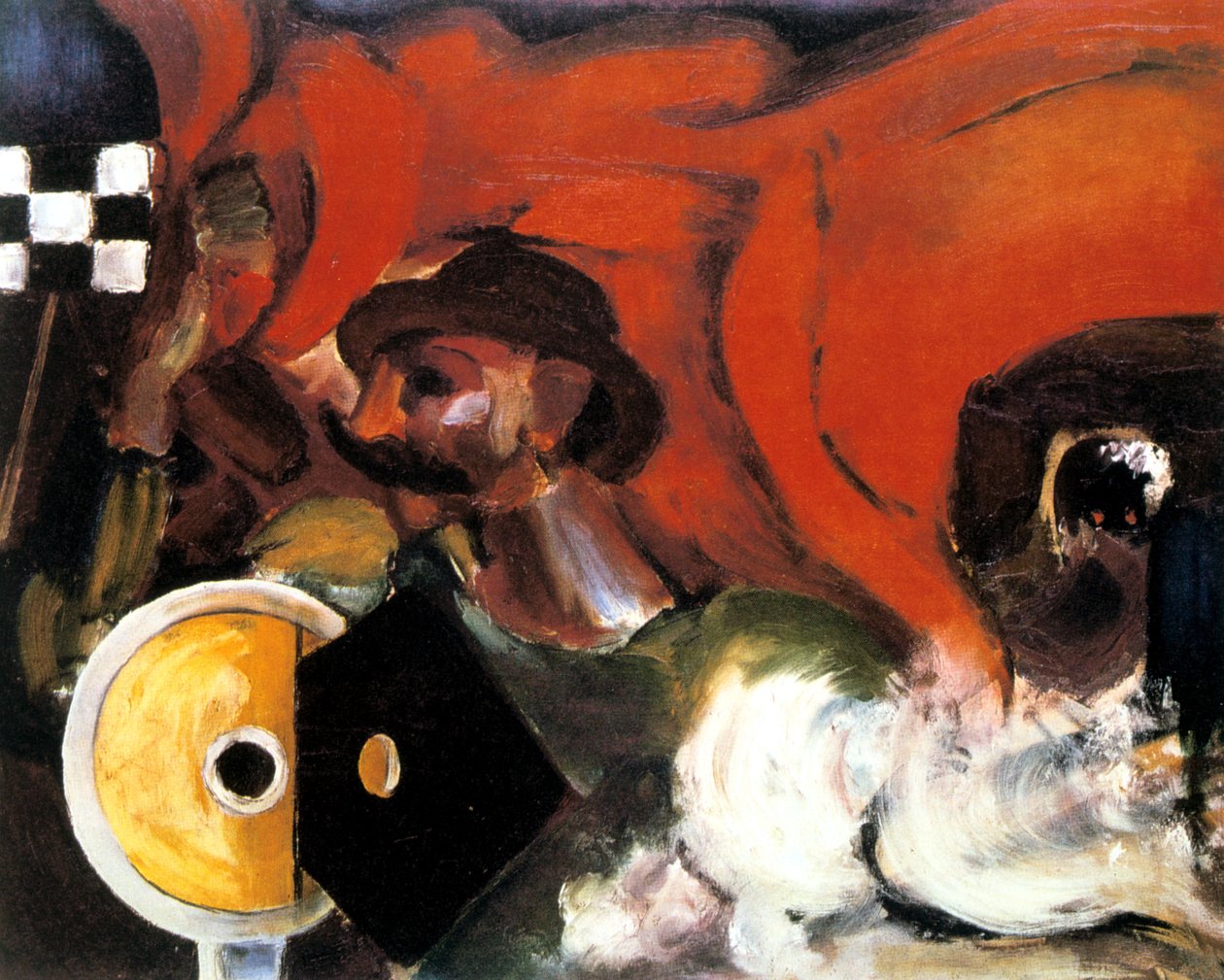 Signalen, 1915 av Henri Victor Gabriel Le Fauconnier