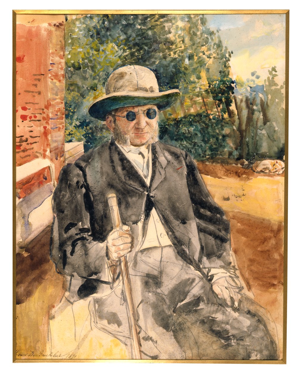 Gustave Couverts av Henri de Braekeleer
