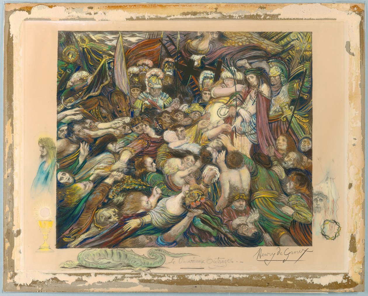 Kristus bland hans plågoande av Henri de Groux
