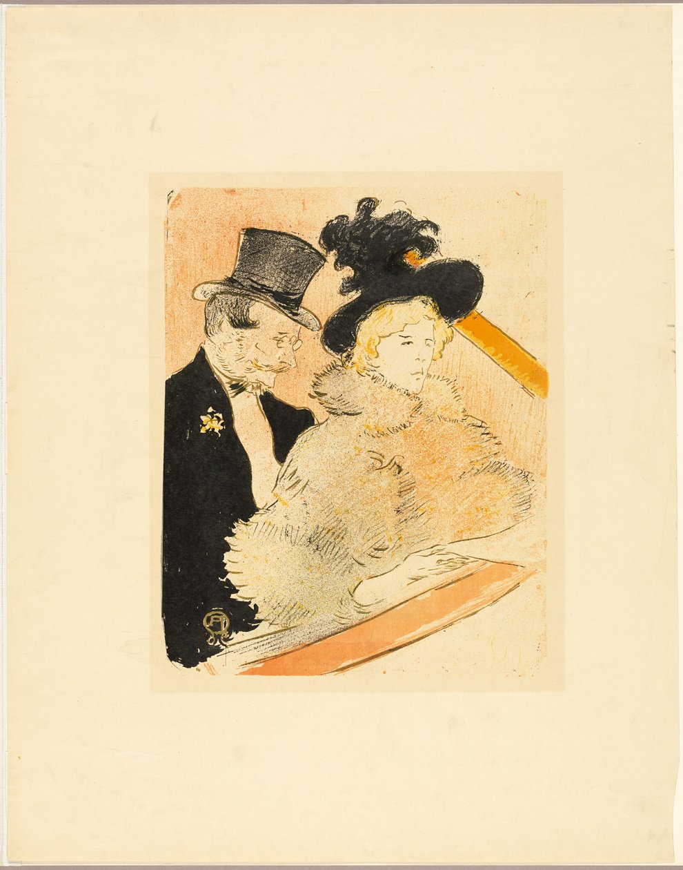 På konserten av Henri de Toulouse Lautrec