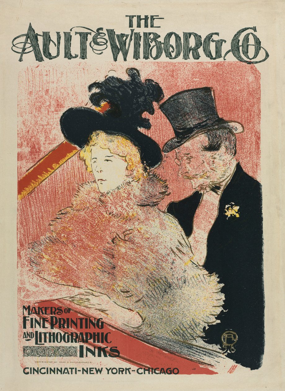 På konserten 1896. av Henri de Toulouse Lautrec