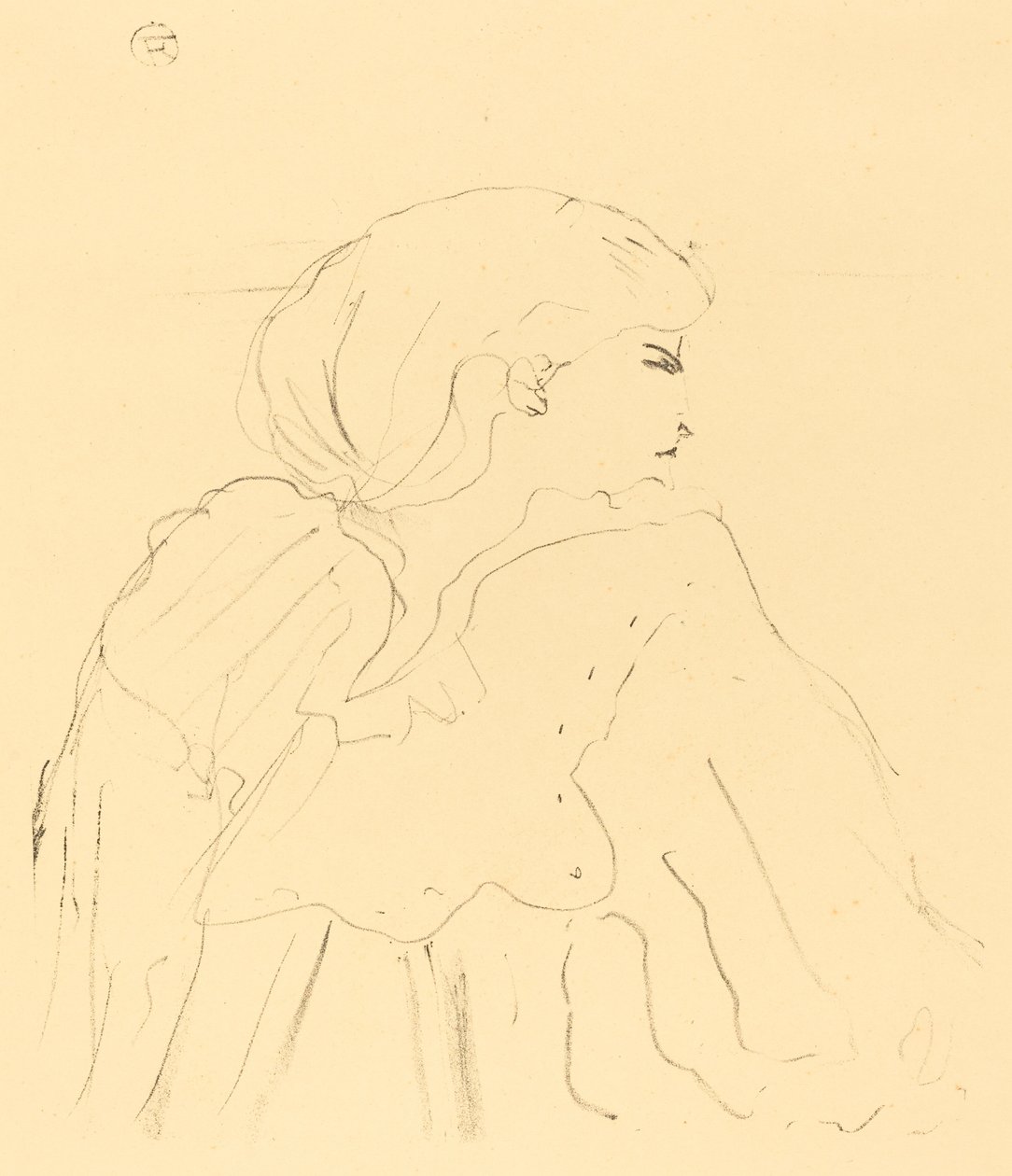 Cassive, 1896. av Henri de Toulouse Lautrec
