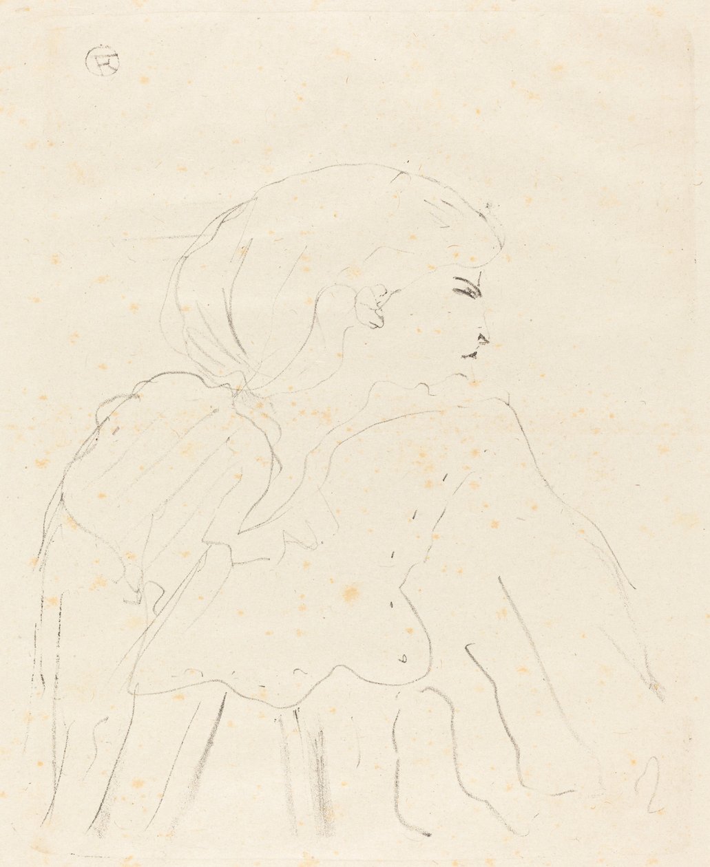 Cassive, 1896. av Henri de Toulouse Lautrec