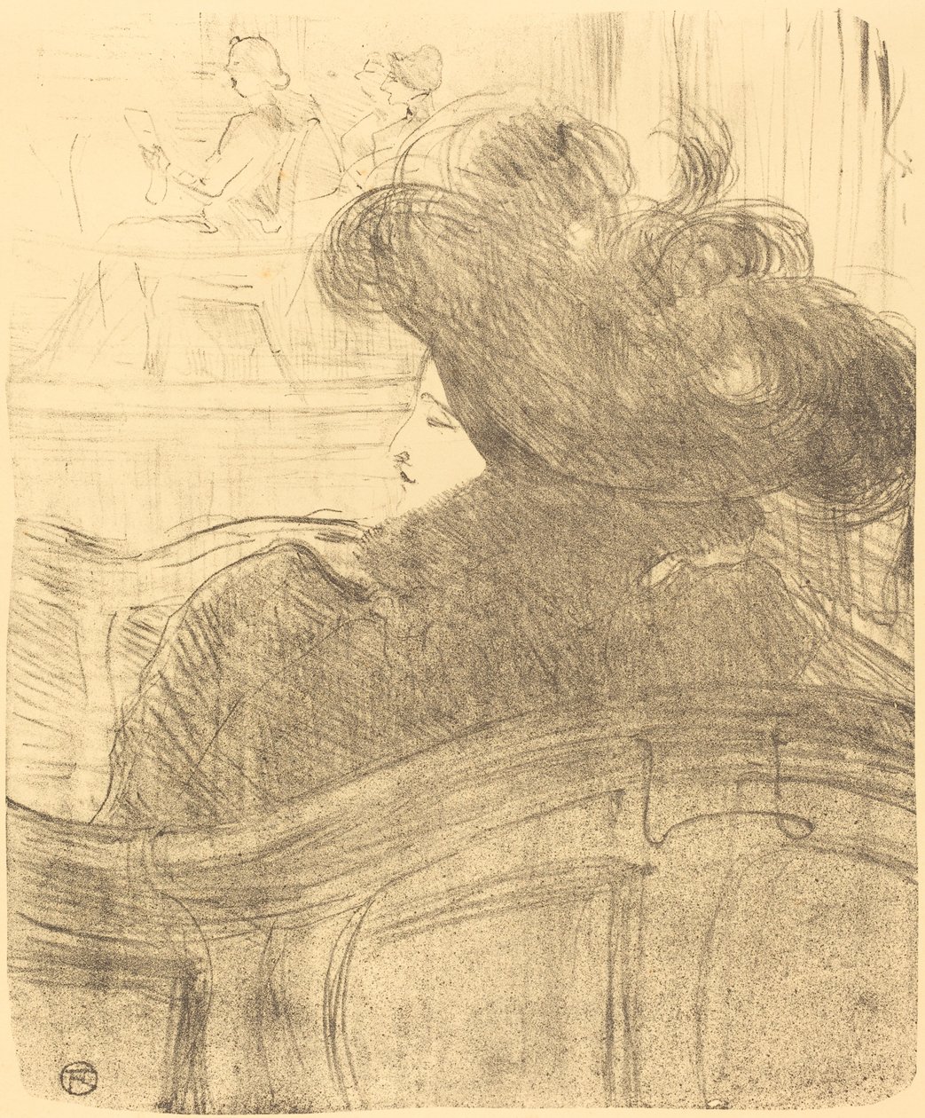Cleo de Merode av Henri de Toulouse Lautrec