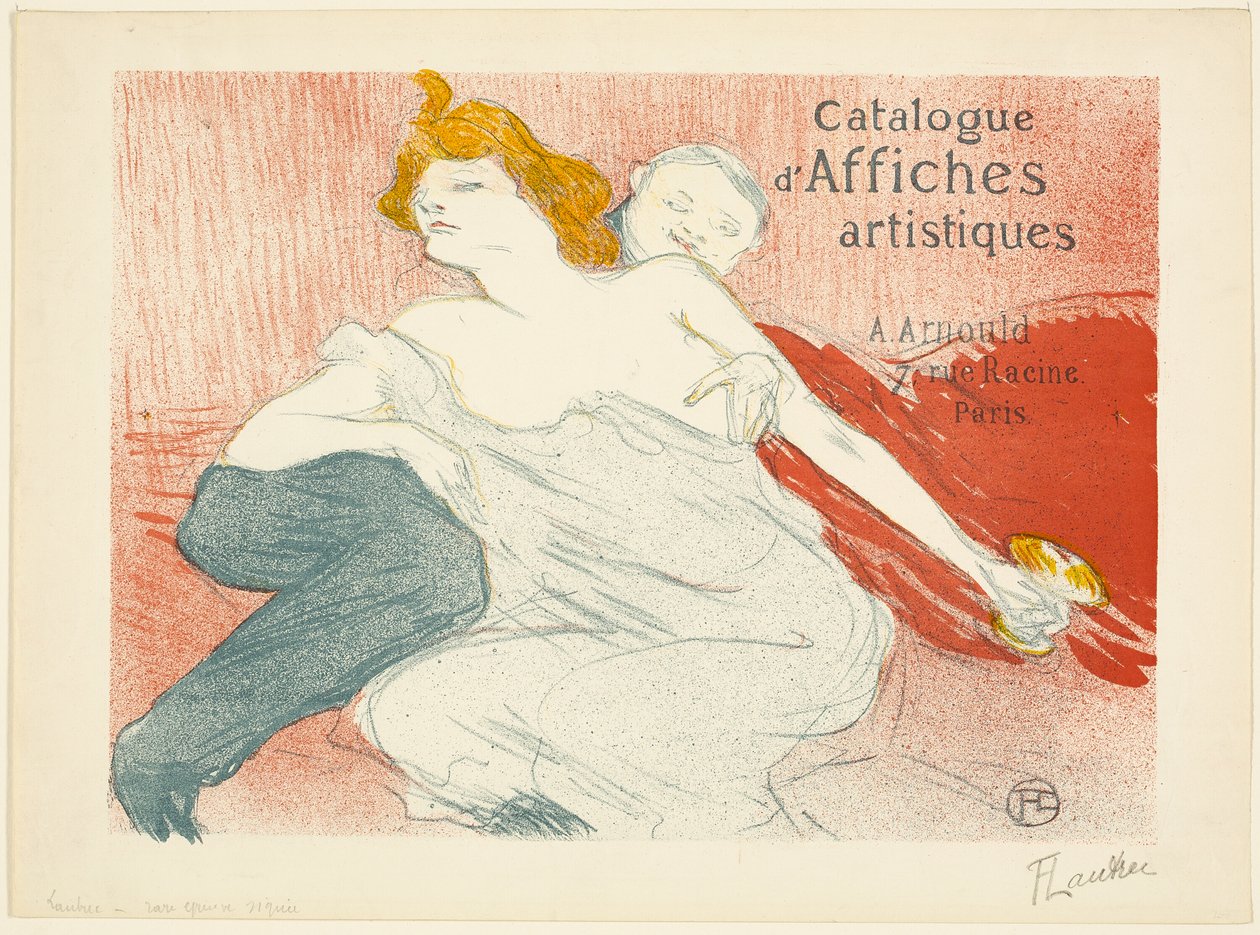 Debauchery (andra plattan) av Henri de Toulouse Lautrec