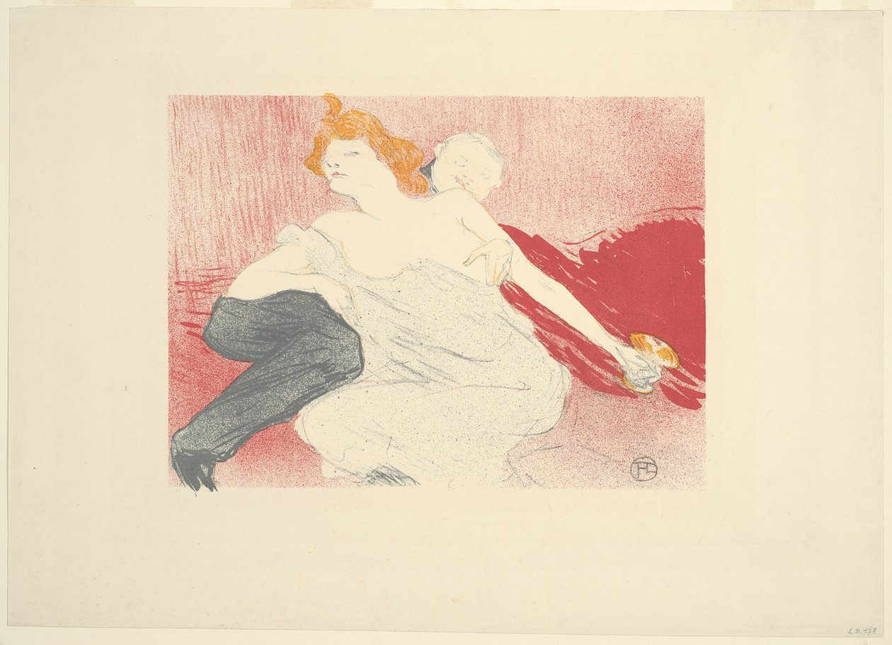 Debauchery (andra plattan) av Henri de Toulouse Lautrec