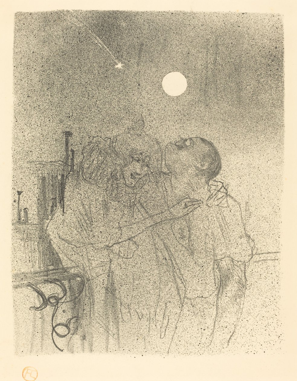 Shooting Stars, 1895. av Henri de Toulouse Lautrec