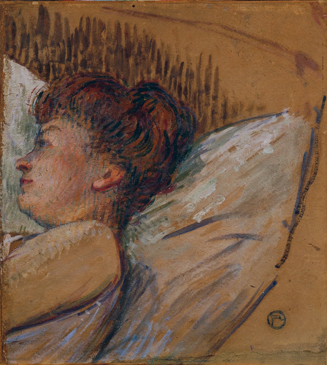 kvinna i sängen av Henri de Toulouse Lautrec