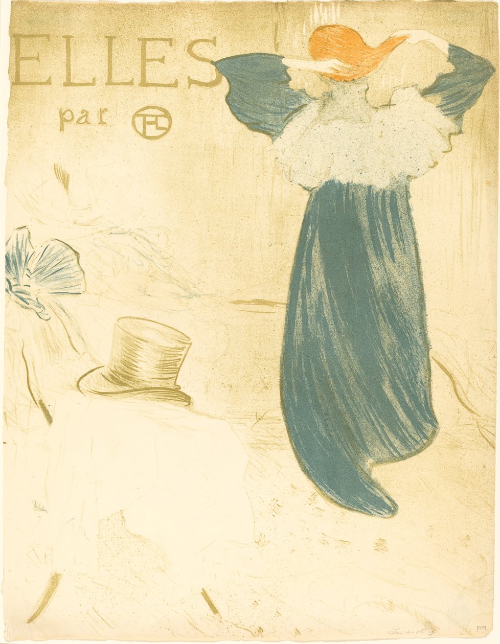 Frontispice för "Elles" av Henri de Toulouse Lautrec