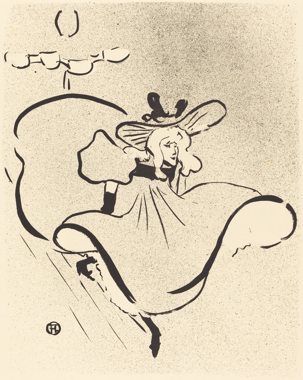 Jane Avril, 1893. av Henri de Toulouse Lautrec