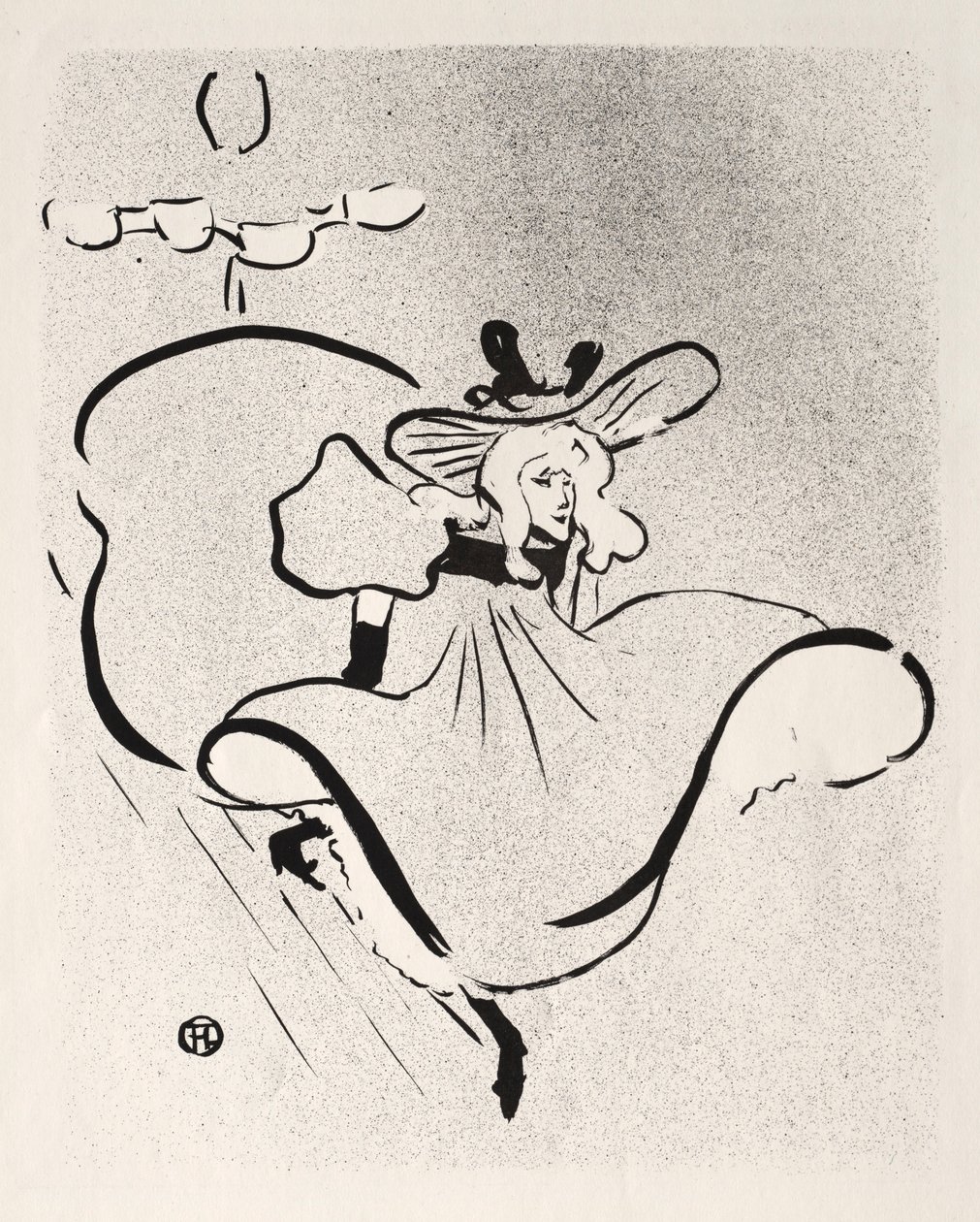 Jane Avril, 1893. av Henri de Toulouse Lautrec