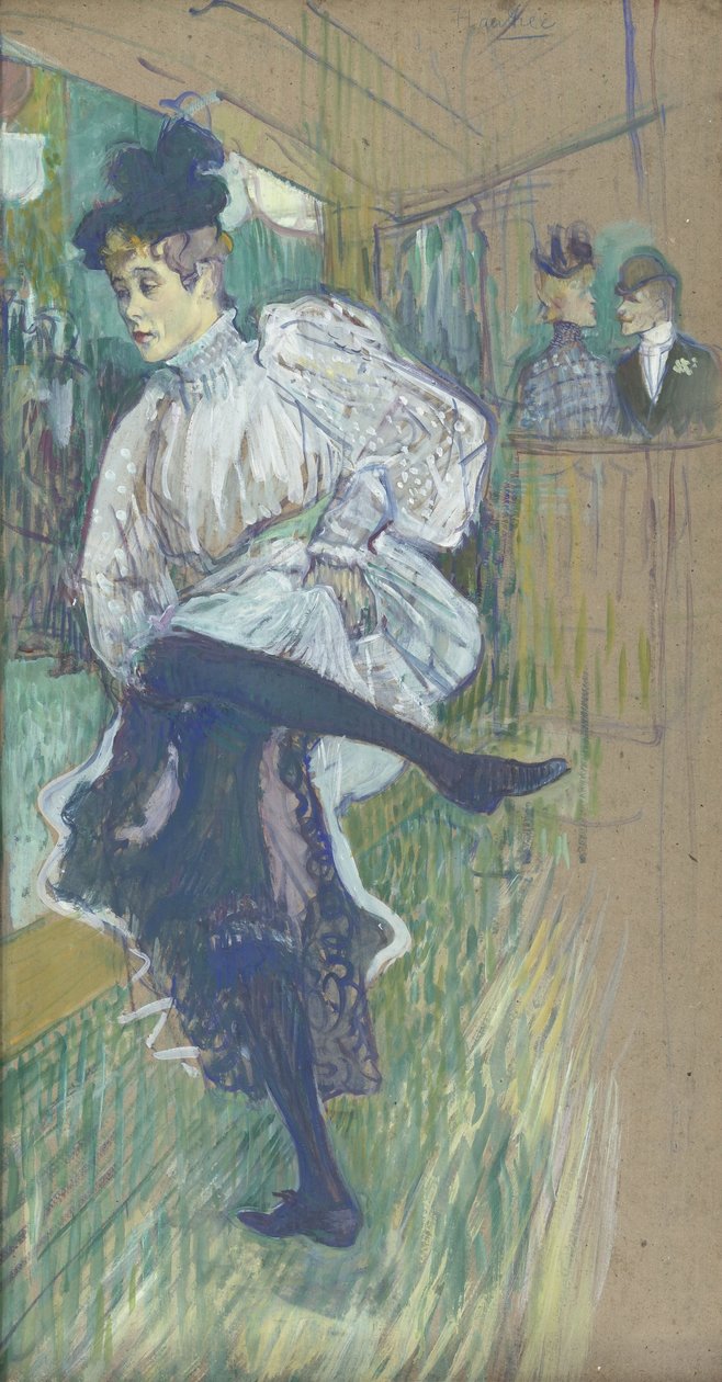 Jeanne April dansar av Henri de Toulouse Lautrec