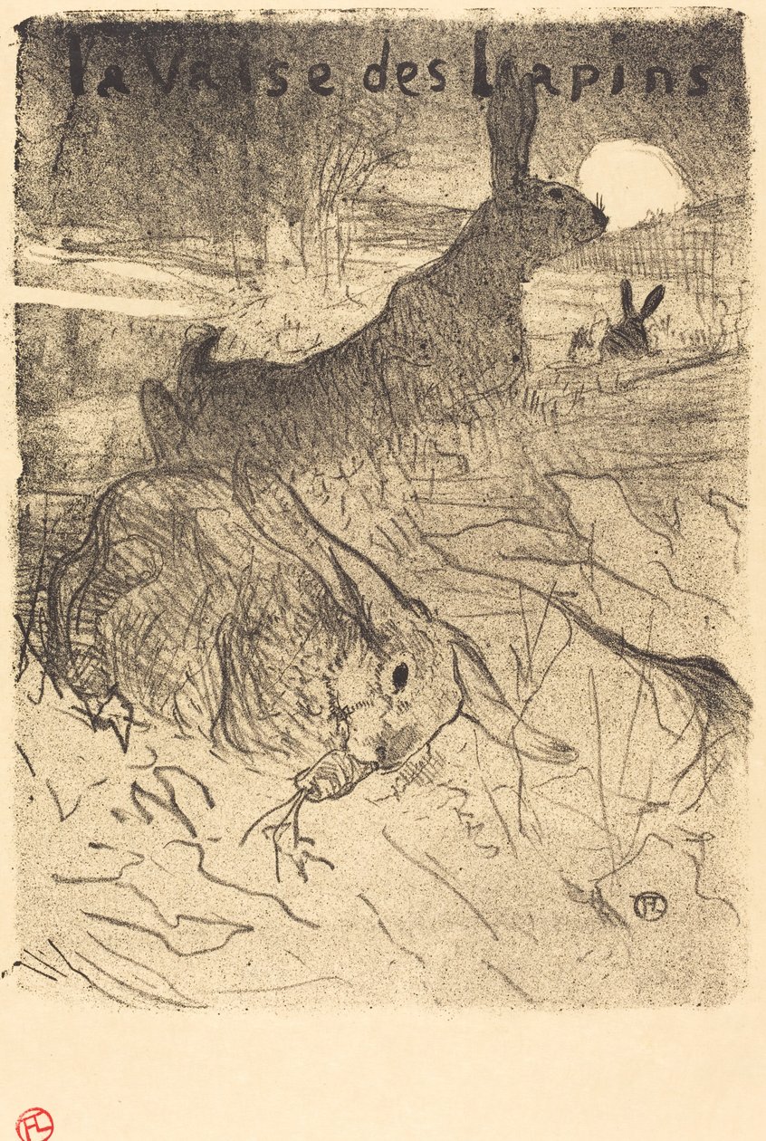 Kaninernas vals, 1895. av Henri de Toulouse Lautrec