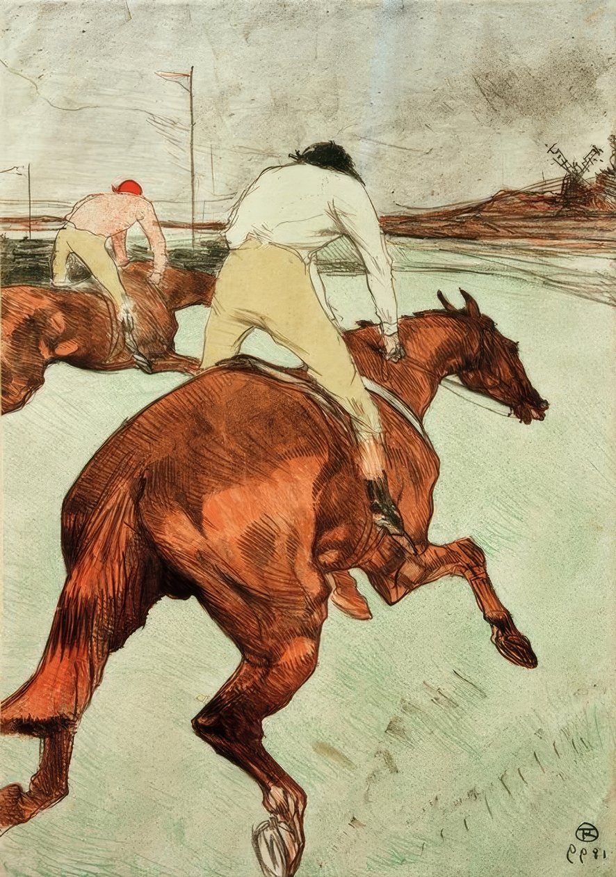 Jockeyn av Henri de Toulouse Lautrec