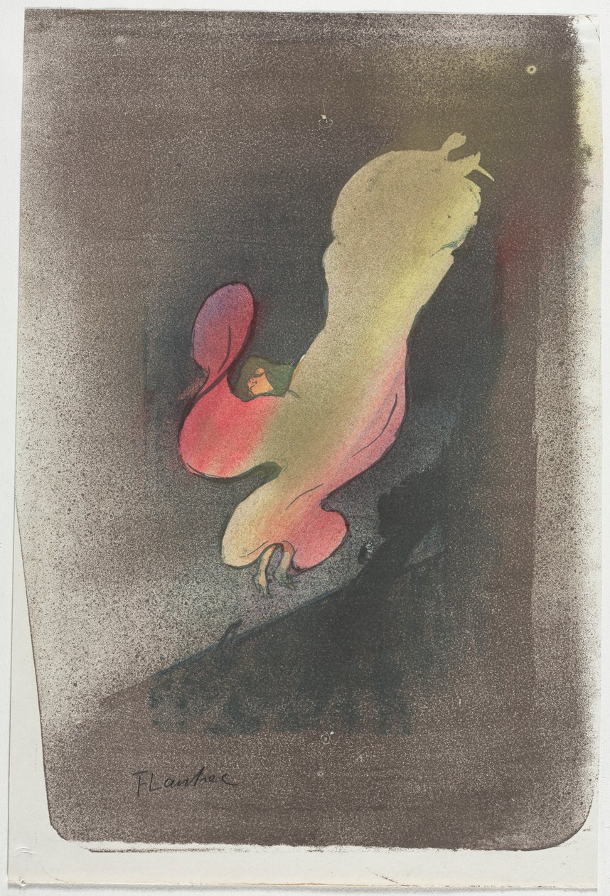 Miss Loïe Fuller, 1893. av Henri de Toulouse Lautrec