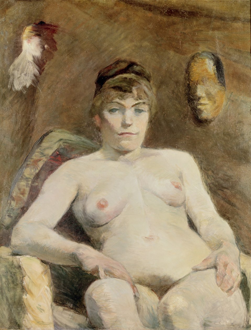 Naken kvinna av Henri de Toulouse Lautrec