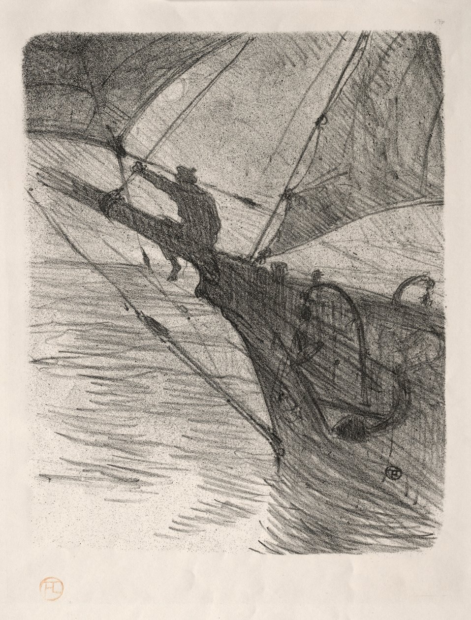 Oceano Nox, 1895. av Henri de Toulouse Lautrec