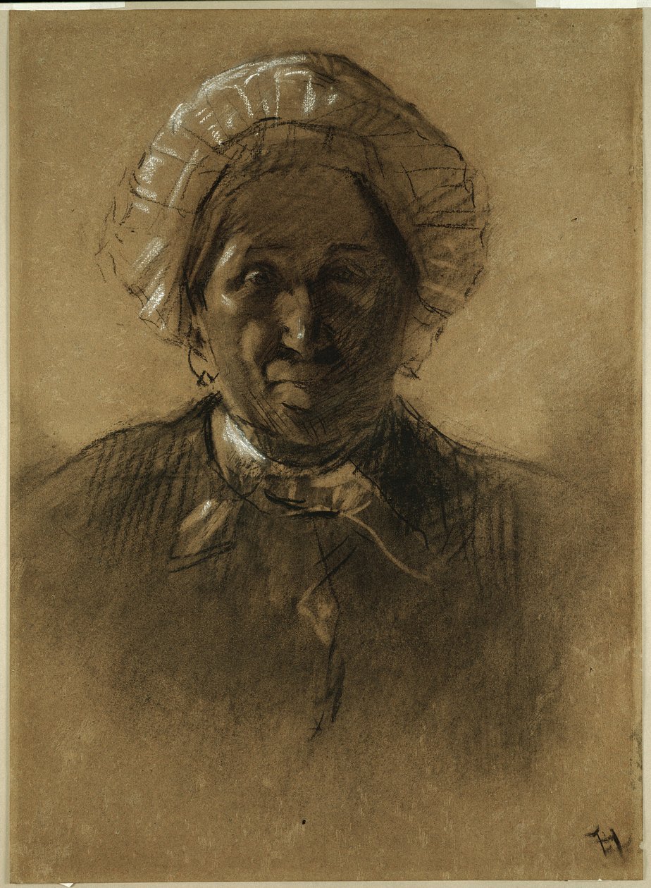 Gammal kvinna av Henri de Toulouse Lautrec