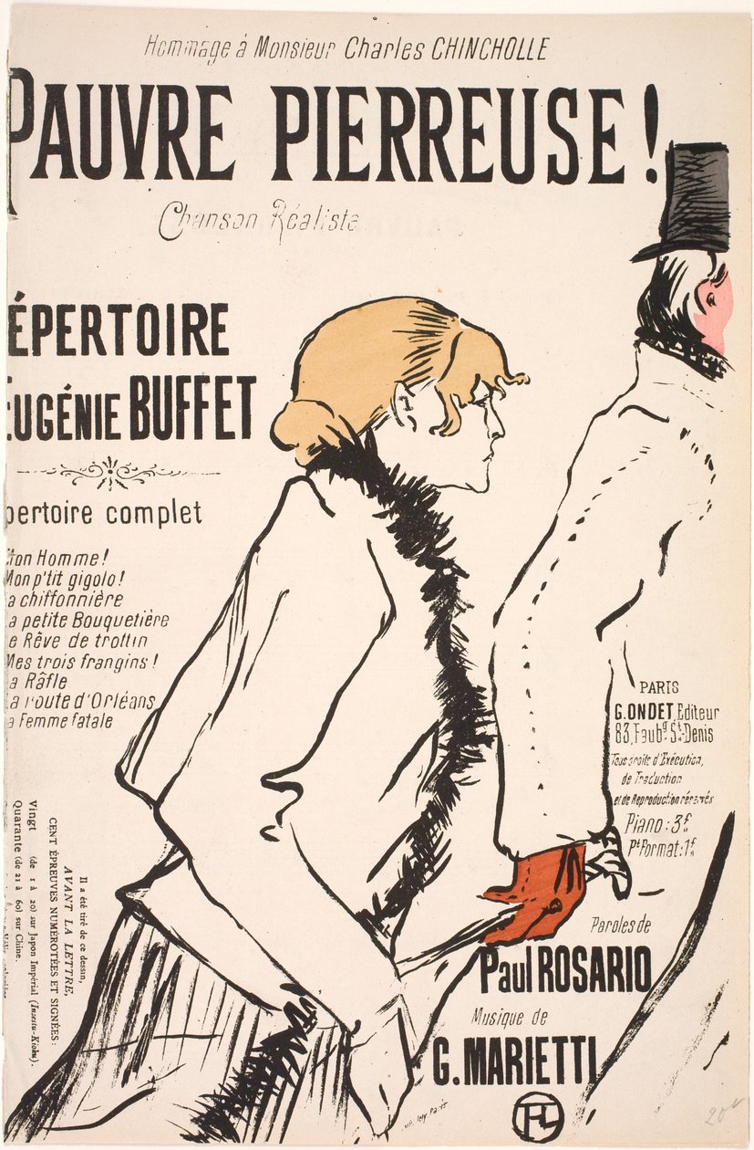 Stackars Pierre! av Henri de Toulouse Lautrec
