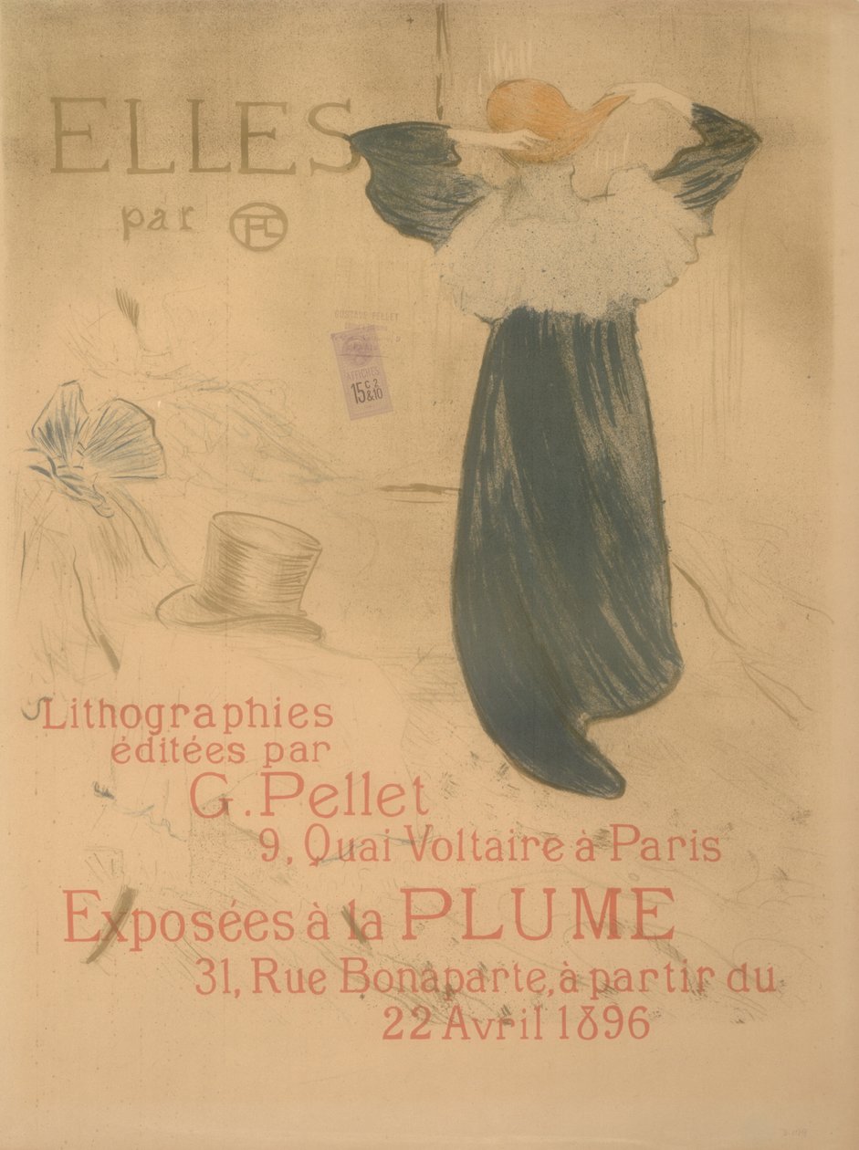 Affisch för Elles, 1896. av Henri de Toulouse Lautrec