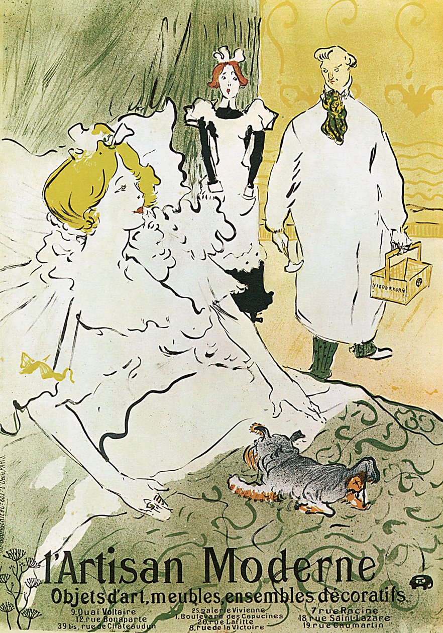 Qui, LArtisan Moderne, 1894. av Henri de Toulouse Lautrec