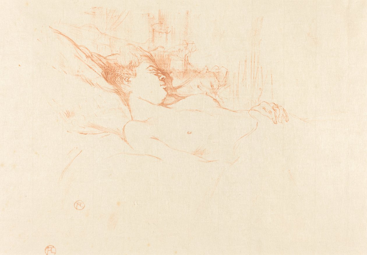 Sömn Sömn, 1896. av Henri de Toulouse Lautrec
