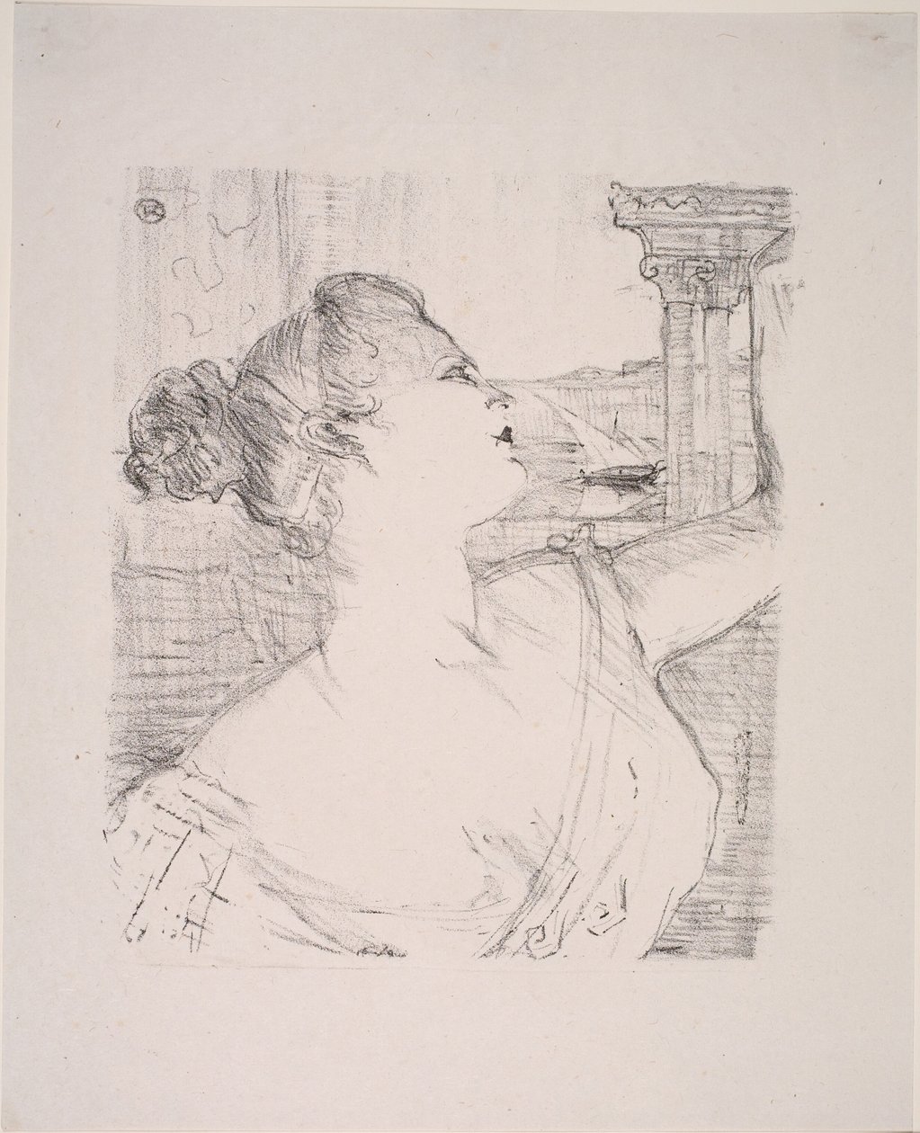 Sybil Sanderson av Henri de Toulouse Lautrec