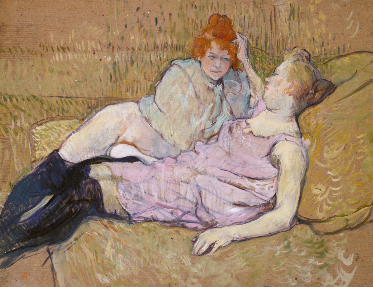 Soffan, ca. 1894-96. av Henri de Toulouse Lautrec