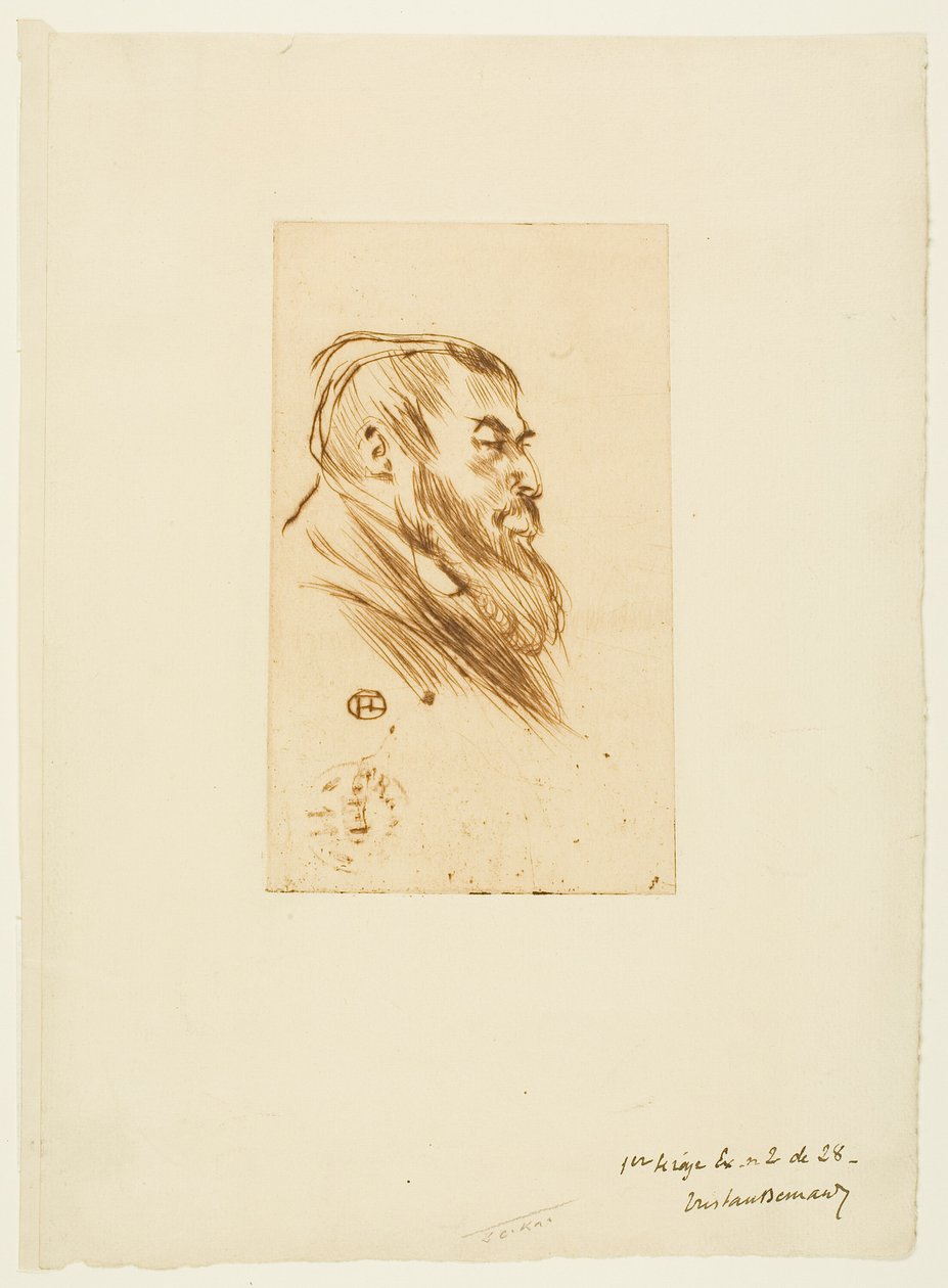 Tristan Bernard av Henri de Toulouse Lautrec
